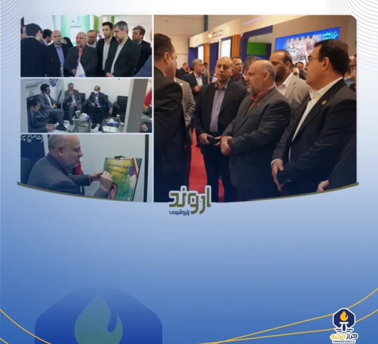 بازدید مدیرعامل پتروشیمی اروند از نمایشگاه اهواز پترواکس و مذاکره بی‌واسطه با فعالان صنعتی و علمی