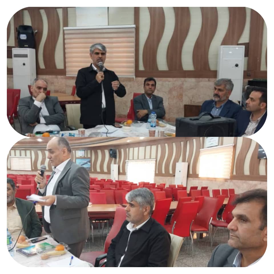 برگزاری جلسه مشورتی دکتر ابراهیم‌پور با تعدادی از فرهنگیان شهرستان ایذه‌ شاغل در اهواز