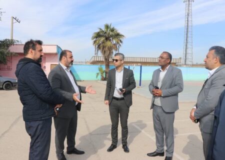 بازدید مدیرکل نوسازی مدارس استان خوزستان از مدارس طرح نهضت توسعه عدالت آموزشی در شهرستان کارون