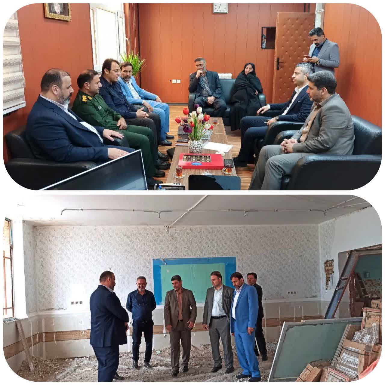 بازدید میدانی مدیرکل نوسازی مدارس خوزستان از پروژه‌های آموزشی ناحیه یک اهواز