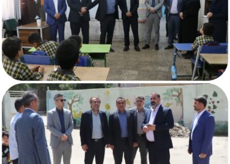 بازدید میدانی مدیرکل نوسازی مدارس خوزستان از پروژه‌های ناحیه ۲ اهواز