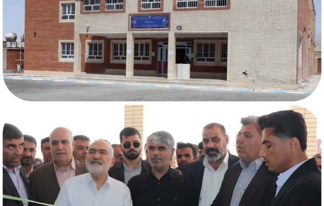 افتتاح مدرسه ۱۰ کلاسه فردوس شهرستان صیدون با حضور استاندار خوزستان در راستای نهضت توسعه عدالت آموزشی