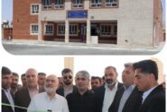 افتتاح مدرسه ۱۰ کلاسه فردوس شهرستان صیدون با حضور استاندار خوزستان در راستای نهضت توسعه عدالت آموزشی