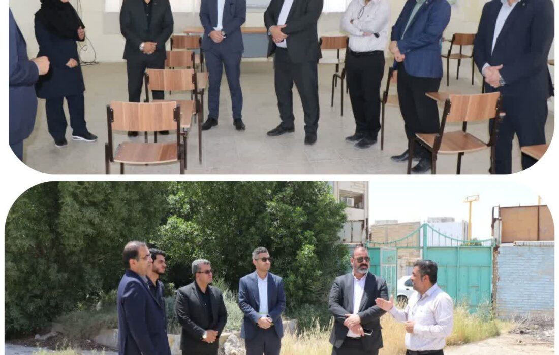 قطار بازدیدهای مدیرکل نوسازی مدارس خوزستان از پروژه‌های عمرانی آموزشی این بار در ایستگاه شهرستان بندر امام خمینی (ره)