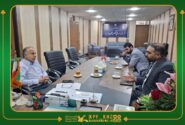 دیدار مدیرکل کانون پرورش فکری خوزستان با فرماندار ایذه