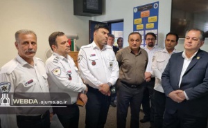 رئیس دانشگاه علوم پزشکی اهواز از مرکز اورژانس استان بازدید کرد
