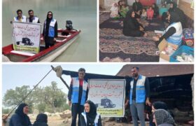 لبخند شیرین خدمت در مناطق کم برخوردار و صعب العبور بخش مرکزی شهرستان ایذه