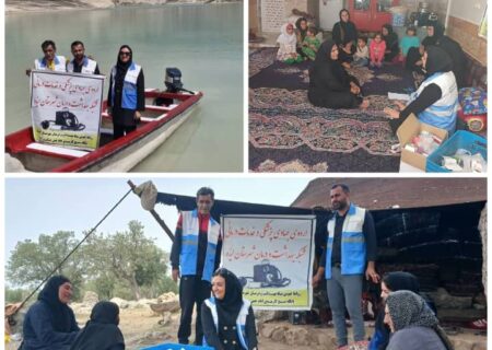 لبخند شیرین خدمت در مناطق کم برخوردار و صعب العبور بخش مرکزی شهرستان ایذه