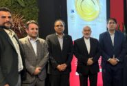 بازدید مقام عالی دولت در استان خوزستان از غرفه شرکت فولاد اکسین در نمایشگاه نفت،گاز،پالایش و پتروشیمی ۱۴۰۴