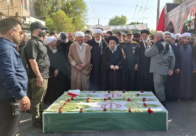 خروش دزفول در بدرقه سپهبد شهید غلامعلی رشید؛ وداعی پرصلابت با فرمانده میدان‌ها