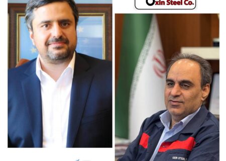 نشست مدیران عامل فولاد اکسین و گروه صنعتی سدید با محوریت تأمین ورق لوله‌های خطوط انرژی کشور