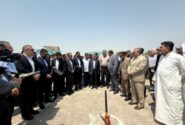کلنگ‌زنی مدرسه ۹ کلاسه شکاره یک با حمایت فولاد اکسین خوزستان