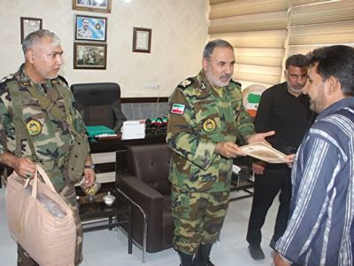 تجلیل از پیشکسوتان ارتش در تیپ ۳۹۲ زرهی دشت آزادگان