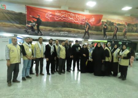 اعزام اولین کاروان رسانه ای سفیران حسینی بسیجیان رسانه خوزستان به مرز چذابه