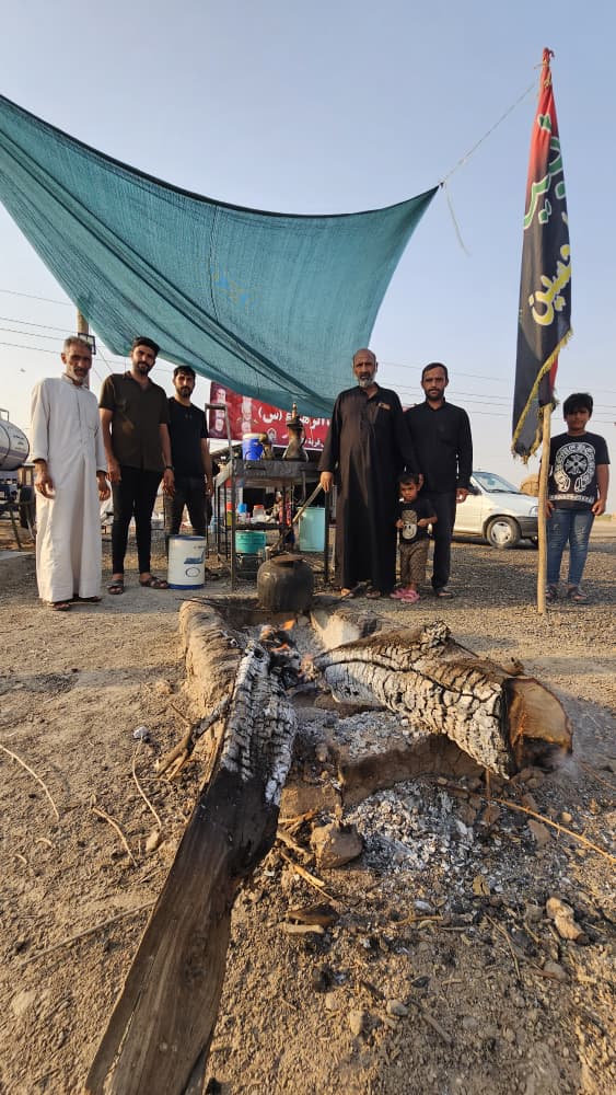 یک فنجان چای بهشتی از اهواز تا چزابه؛ جایی که دل‌ها زودتر از قدم‌ها به کربلا می‌رسند/گزارش تصویری