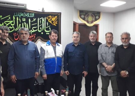 بازدید معاون بهداشت و رئیس مرکز بهداشت استان  از روند ارائه خدمت به زائرین اربعین حسینی در نقطه صفر مرزی چذابه