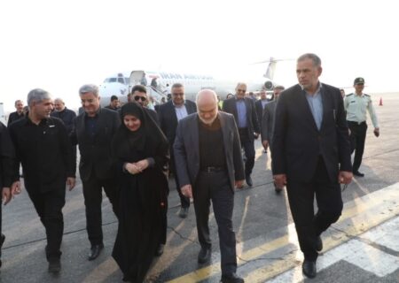 وزیر راه و شهرسازی وارد خوزستان شد