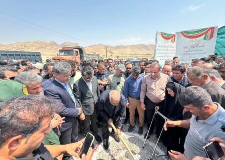 کلنگ‌زنی تعریض جاده کمربندی ایذه با اعتبار ۳۵۰۰ میلیارد تومان با حضور دکتر فرشاد ابراهیم‌پور
