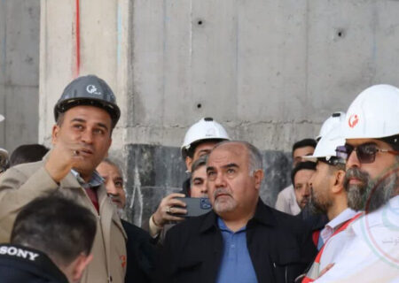 بازدید مدیران شرکت متمم و کانی‌مس از پروژه فاز سوم تغلیظ مس سونگون