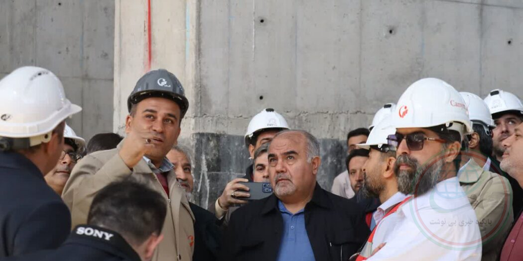 بازدید مدیران شرکت متمم و کانیمس از پروژه فاز سوم تغلیظ مس سونگون