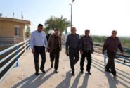 بازدید معاون شبکه‌های آبیاری و زهکشی سازمان آب و برق خوزستان از شرکت بهره‌برداری زهره و جراحی