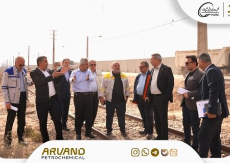 نشست مشترک پتروشیمی اروند و راه‌آهن جنوب برای احداث جایگاه ریلی بارگیری کاستیک مایع