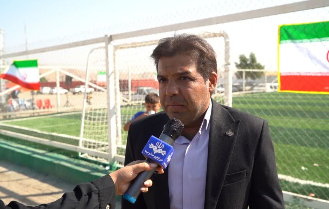 معاون تربیت بدنی و سلامت آموزش و پرورش خوزستان : امروز شش چمن مصنوعی به فضاهای ورزشی خوزستان افزوده شد