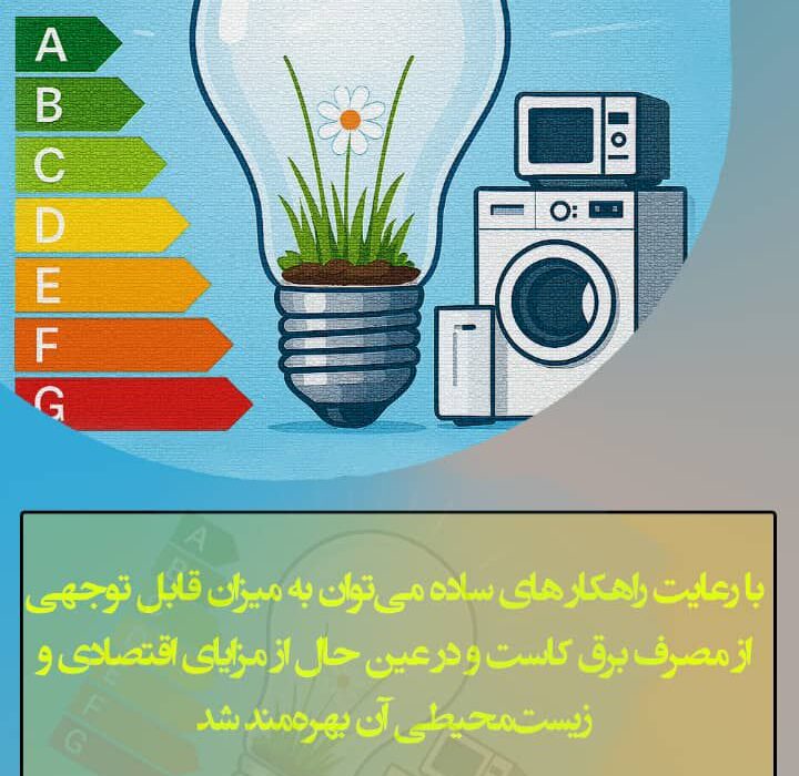 کاهش مصرف برق با راهکارهای ساده، گامی مؤثر در حفظ محیطزیست