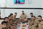 شب یلدایی صمیمی سربازان قرارگاه کربلا