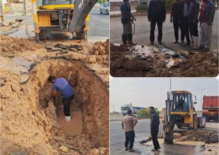 با هدف پایداری شبکه انجام شد؛ تعمیر خط انتقال خیابان دانشگاه آزاد بهبهان