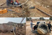 بازگشت آب شرب ۲۰ خانوار / بازسازی اضطراری خط انتقال آب روستای تمبی پایین پس از سیلاب