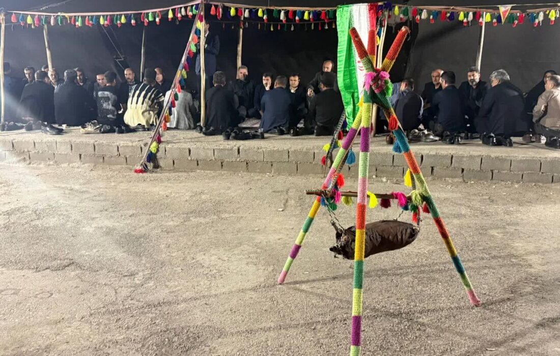 سیاه‌چادر بختیاری در اهواز؛ نماد ایستادگی، همبستگی و اقتدار ملی