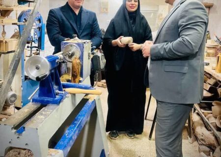 بازدید مجمع نخبگان از کارگاه تولیدی باقریان زاده