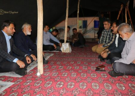 گزارش تصویری حضور جمعی از ارجمندان و بزرگان و خبرنگاران در « بهون بختیاری »